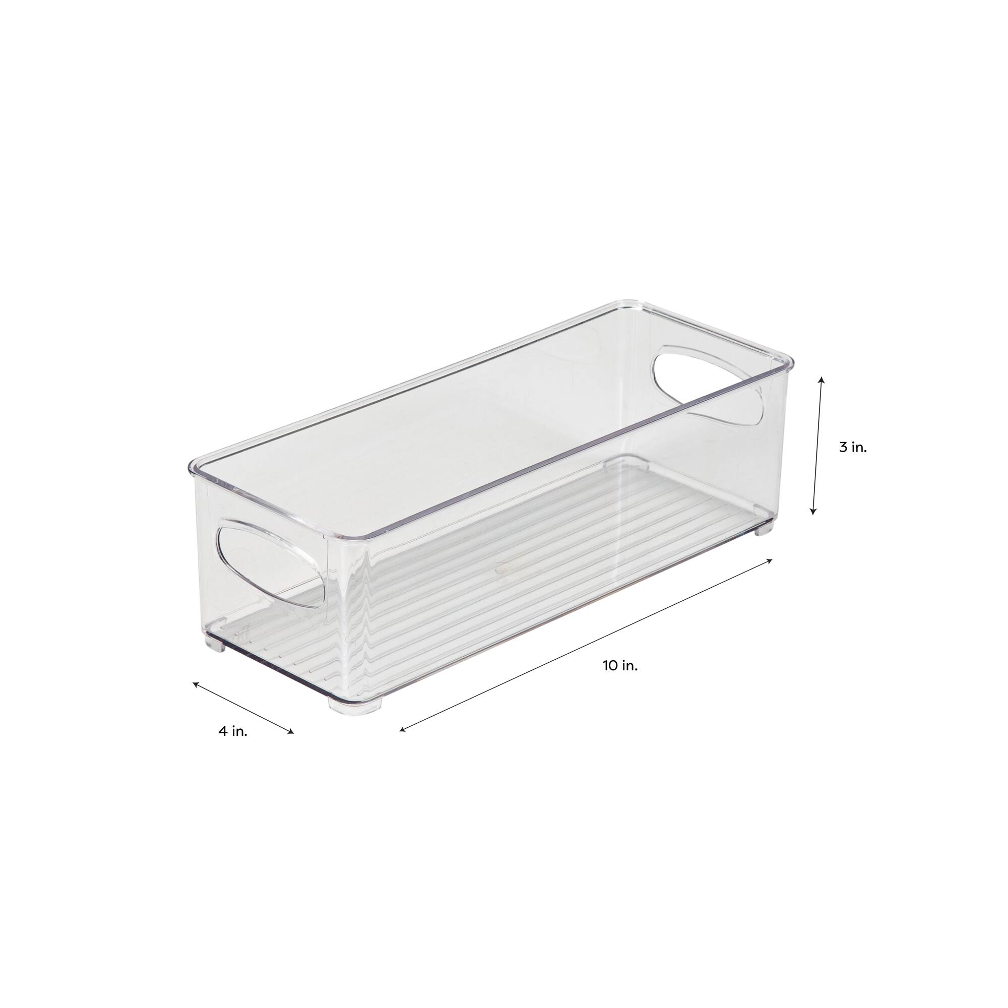 Simplify Small Narrow Vertical Stripe Clear Organizer